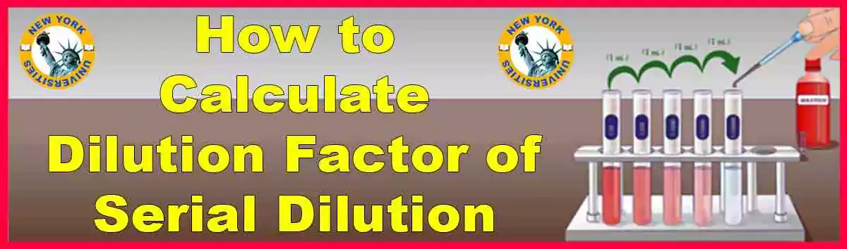 How to Calculate Dilution Factor