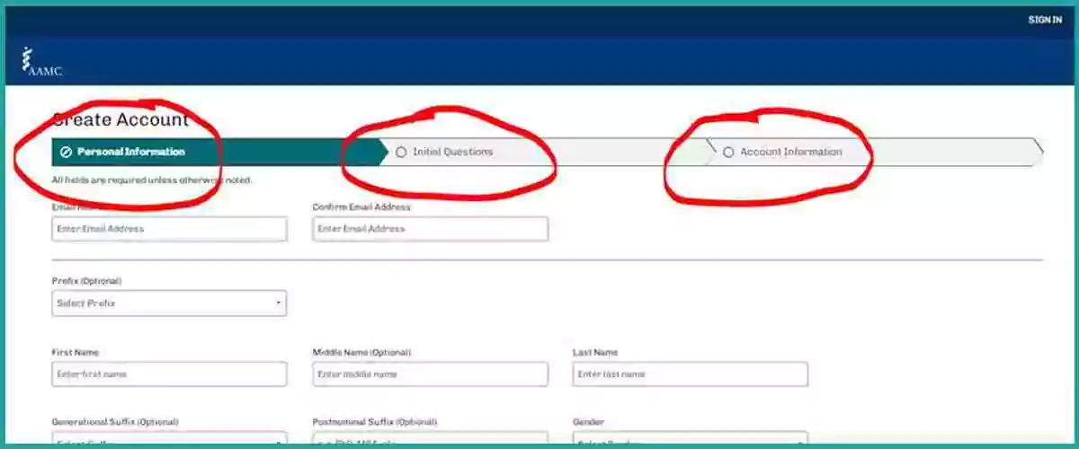 Registration Process for the MCAT Exam step 3