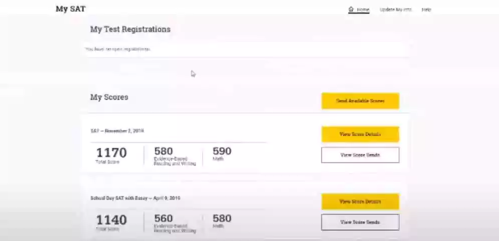 how to find old sat scores for free online step 6