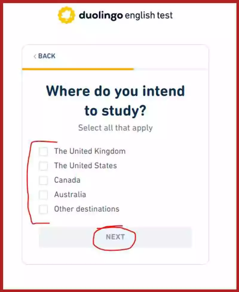 Duolingo English Test registration process step 4