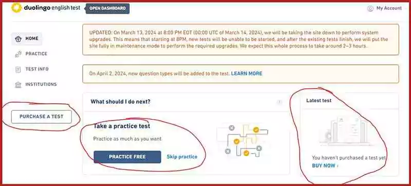 Duolingo English Test registration process step 7