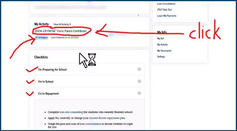 Delete FAFSA Form Before Submitting step 3