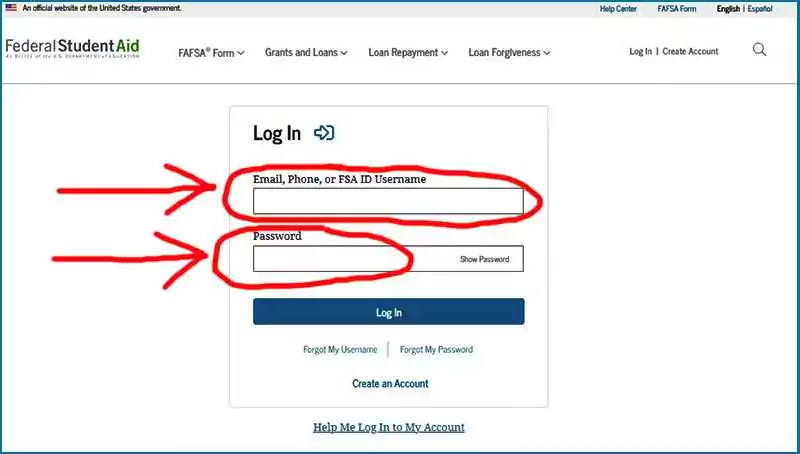 Delete a FAFSA Draft Form step 2