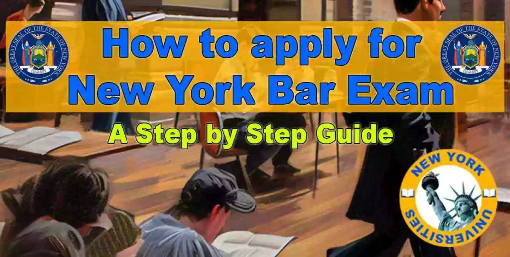 apply for New York Bar exam